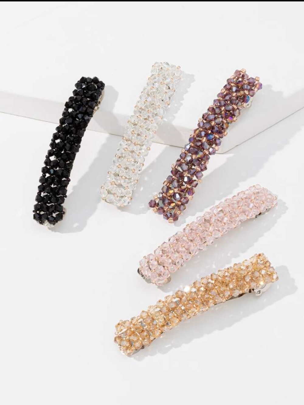 Luxury Crystal Rhinestone Hair Clip Barrette – Sparkly Glam Hair Accessory
